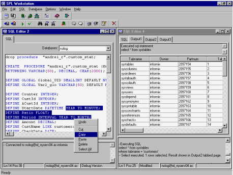 import from dbschema file informix